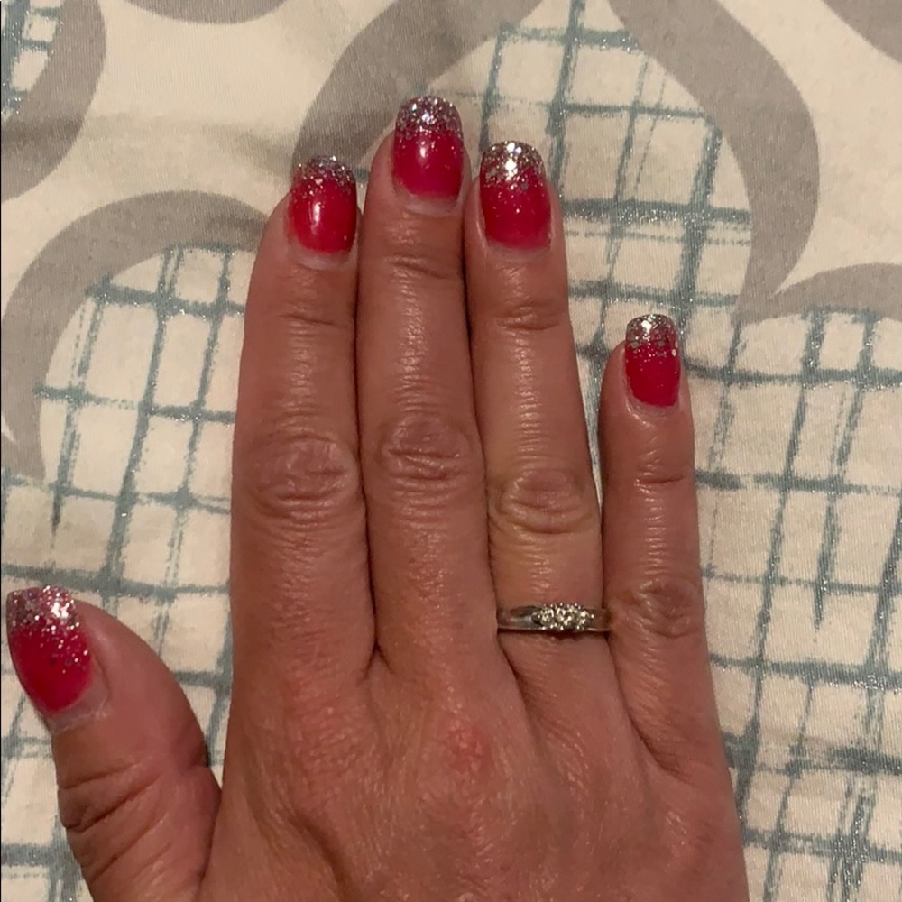 Diamond ring, 14k white gold